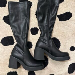 Madden girl Chic Black Over the Knee Boots